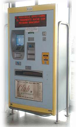 self-service ticket machine