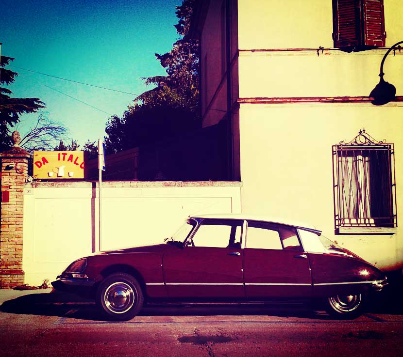 A citroen squalo, spotted on the streets of Santarcangelo di Romagna