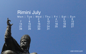 Free Rimini Calendar - July 2014