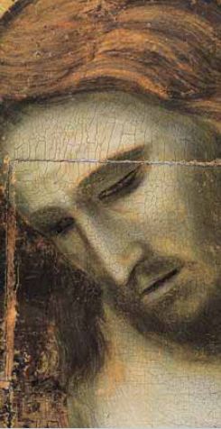 Giotto's remarkable crucifixion scene, which can be found in Rimini's Tempio Malatestiano