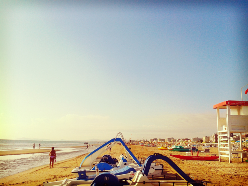 Sunshine on Rimini Beach