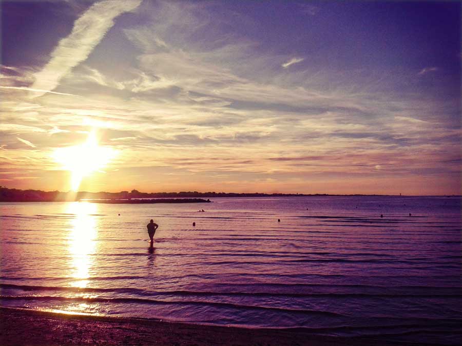 Sunset on San Giuliano Mare's Beachfront, Rimini