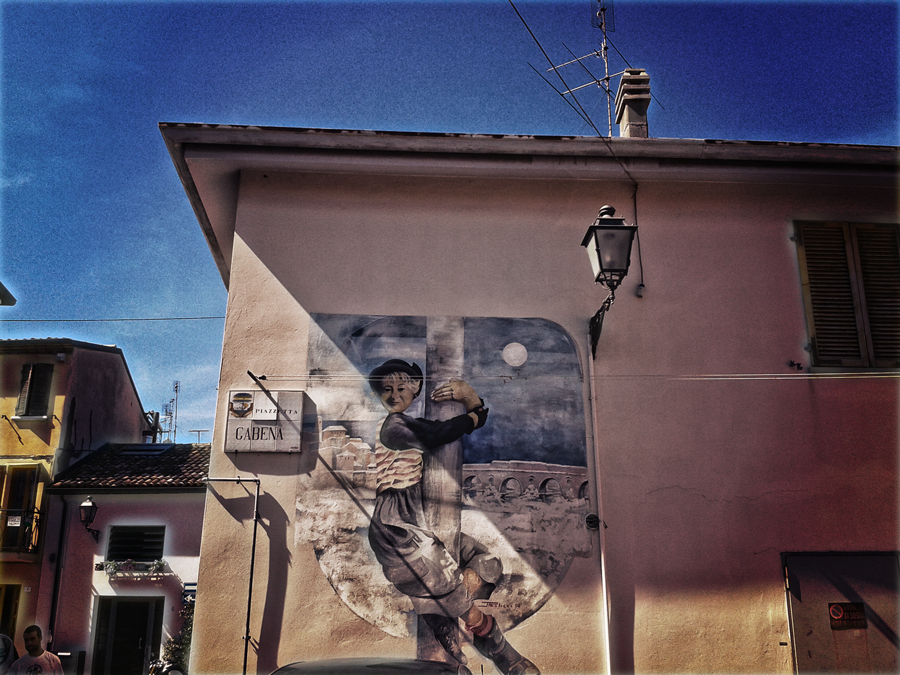 Gelsomina Mural - Piazzetta Gabena, Borgo San Giuliano, Rimini
