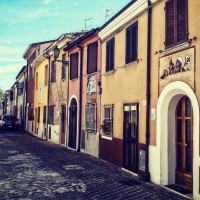 Via Marecchia, in the Borgo San Giuliano Rimini