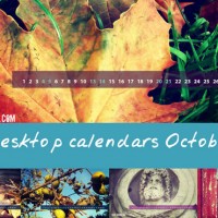 Free desktop calendars for October 2014